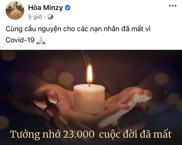 Khánh Vân xúc động viết tâm thư dài, dàn sao Việt hướng về lễ tưởng niệm hơn 23.000 đồng bào mất do Covid-19-8