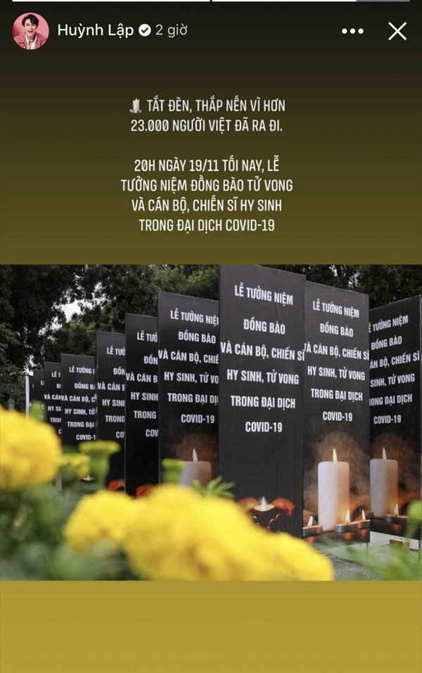 Khánh Vân xúc động viết tâm thư dài, dàn sao Việt hướng về lễ tưởng niệm hơn 23.000 đồng bào mất do Covid-19-9
