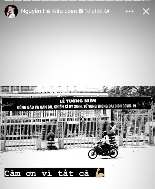 Khánh Vân xúc động viết tâm thư dài, dàn sao Việt hướng về lễ tưởng niệm hơn 23.000 đồng bào mất do Covid-19-10