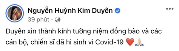 Khánh Vân xúc động viết tâm thư dài, dàn sao Việt hướng về lễ tưởng niệm hơn 23.000 đồng bào mất do Covid-19-11