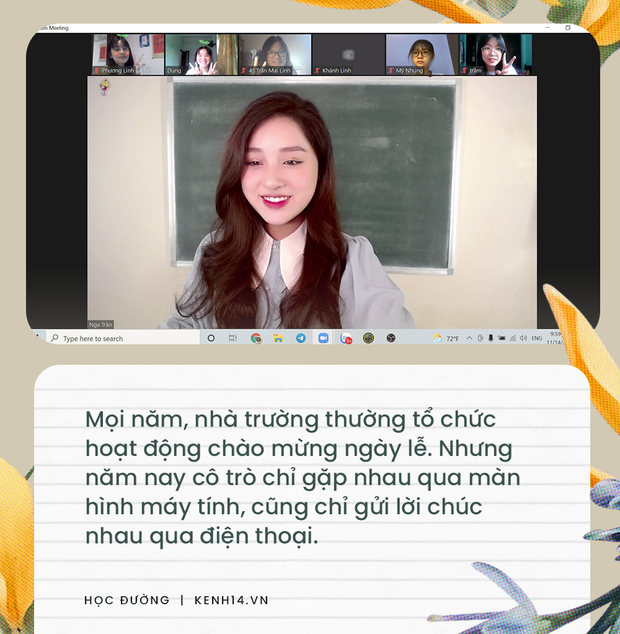 Giáo viên kể chuyện 20/11 năm nay: Hát chúc nhau online, không hoa, không quà, không gặp mặt-4