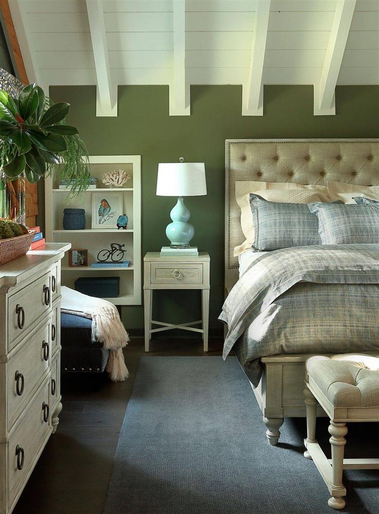 Phòng ngủ màu xanh lá cây tuyệt đẹp và xu hướng màu sắc cho năm 2022-5