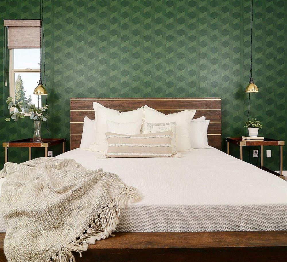 Phòng ngủ màu xanh lá cây tuyệt đẹp và xu hướng màu sắc cho năm 2022-7