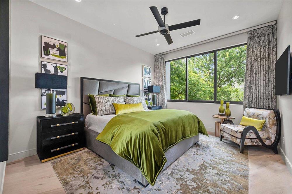 Phòng ngủ màu xanh lá cây tuyệt đẹp và xu hướng màu sắc cho năm 2022-8