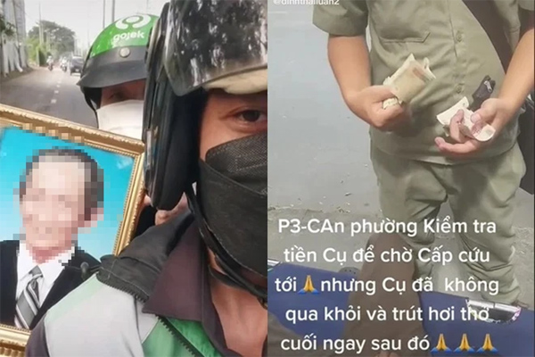 Cụ ông được tặng giường, chỉ kịp nằm 30 phút đã qua đời và hành động bất ngờ của anh xe ôm-1