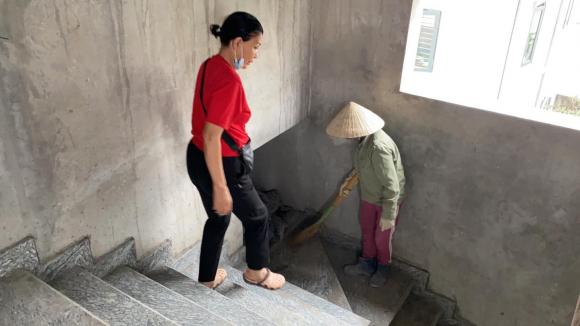 Trang Trần hé lộ ngôi nhà 4 tầng rộng rãi đang trong giai đoạn hoàn thiện-6