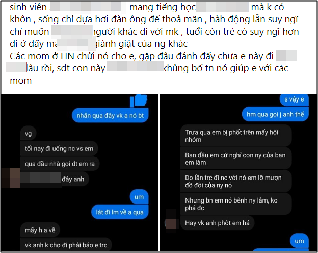 Nữ sinh viên hẹn chồng người ta tối đi uống nước người vợ nắm bằng chứng trong tay rồi có pha xử lý cực gắt-3