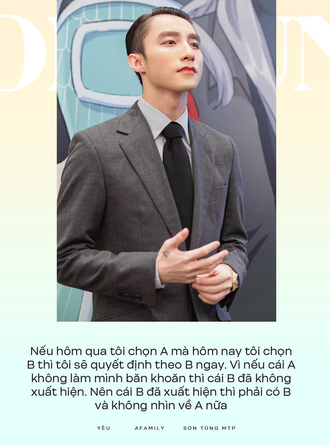Sơn Tùng nói nếu đã chọn B sẽ không nhìn về A nữa: Đừng bàn về trà xanh, hãy học triết lý chữ cái&nbsp;này của chủ tịch!-1