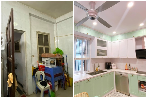 Cận cảnh căn bếp có giá ngang ngửa căn chung cư: Tất cả vật dụng được giấu sau cánh cửa bí mật, mở ra là thấy ồ wow-1