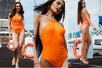 Bán kết Miss Grand 2021: Thuỳ Tiên khoe visual đỉnh và hô Việt Nam” cực ấn tượng, có nàng hậu suýt té!-18