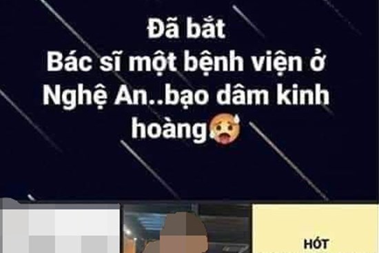 Công an xác minh clip một cô gái nghi bị “bác sĩ bạo dâm” ở Nghệ An