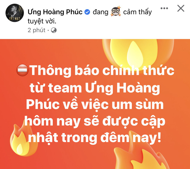 Bị tố gây tai nạn rồi bỏ trốn, Ưng Hoàng Phúc có động thái chính thức nhưng thái độ đặc biệt gây tranh cãi-1