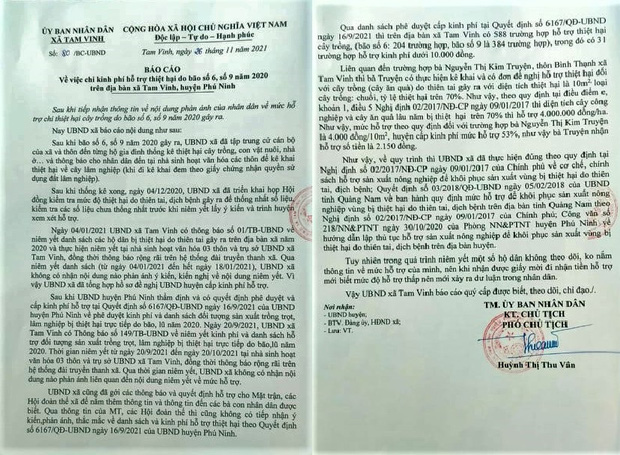 Vụ nhận 2.000 đồng hỗ trợ thiệt hại do bão ở Quảng Nam: Người nhận nói gì?-3