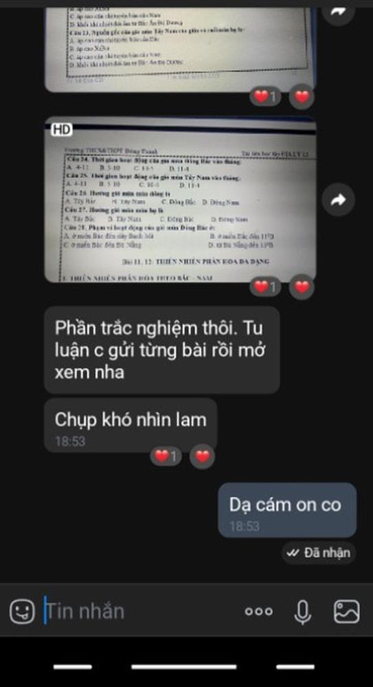 Học sinh học online bị lỗi không xem được đề, cô giáo làm ngay một hành động dễ thương quá chừng!-2