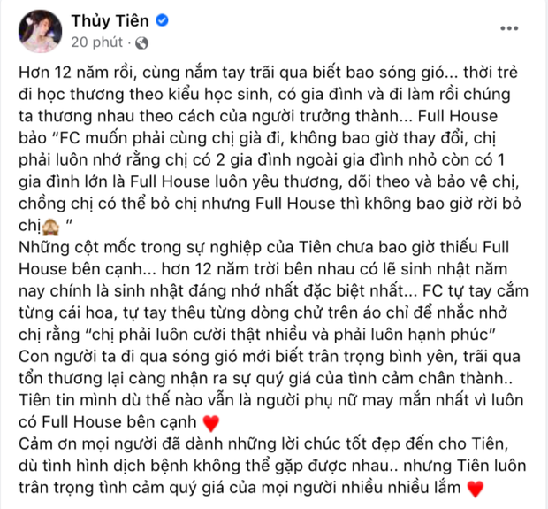 Thuỷ Tiên rạng rỡ và hé lộ 1 góc nhà mới vào dịp sinh nhật, nói gì giữa hàng loạt sóng gió bủa vây?-1