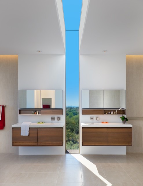 Cách thiết kế cửa sổ giúp phòng tắm hưởng trọn ánh sáng mà không làm giảm sự riêng tư-1