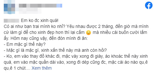 Khoe” người yêu không muốn mình xinh vì sợ mất, cô gái nhận cảnh báo phũ phàng: Yêu thì tưởng là hay, nhưng ích kỷ thế này lúc lấy về biết mặt!-1