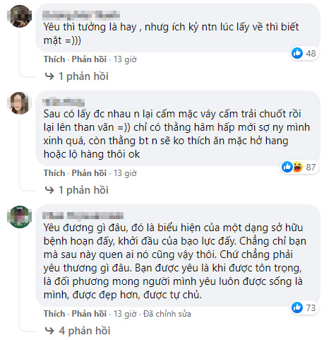 Khoe” người yêu không muốn mình xinh vì sợ mất, cô gái nhận cảnh báo phũ phàng: Yêu thì tưởng là hay, nhưng ích kỷ thế này lúc lấy về biết mặt!-4