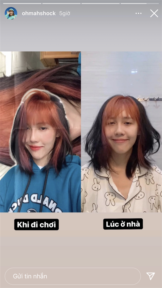 Hậu Hoàng nối dài series biến hình đi chơi - ở nhà: Tóc rối và mặt mộc có hại được nữ Du túp bê?-1