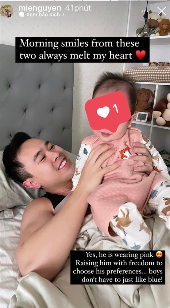 Hot mom Hà Nội cho con trai mặc đồ màu hồng, nói lý do tiết lộ luôn quan điểm dạy con rất đáng để suy ngẫm-1