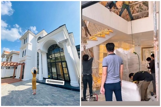 Bên trong nhà dát vàng rực, Lệ Quyên tậu thêm giường khổng lồ khiến 10 người chật vật
