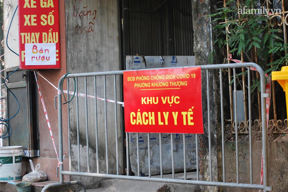 Hà Nội: Phong tỏa con ngõ ở Khương Thượng ghi nhận 16 ca F0 nguồn lây từ thợ xây-1