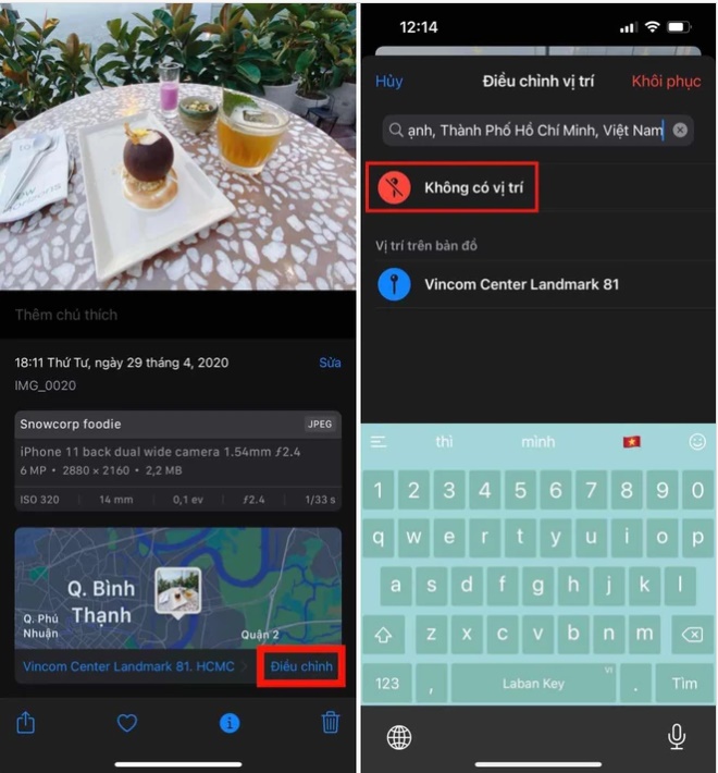 Cách xóa thông tin riêng tư trong ảnh chụp từ iPhone-1