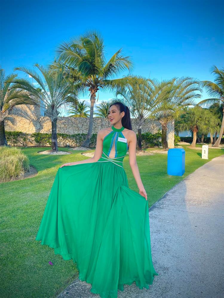 Đỗ Hà tại Miss World 2021: Mang cả rừng hoa đi thi nhưng bộ nào cũng... lỗi-10