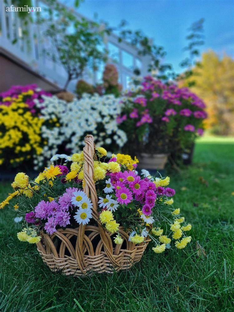 Ngắm ngôi nhà theo phong cách vintage, sân vườn bát ngát hoa đẹp như tranh vẽ của mẹ Việt ở Mỹ-19