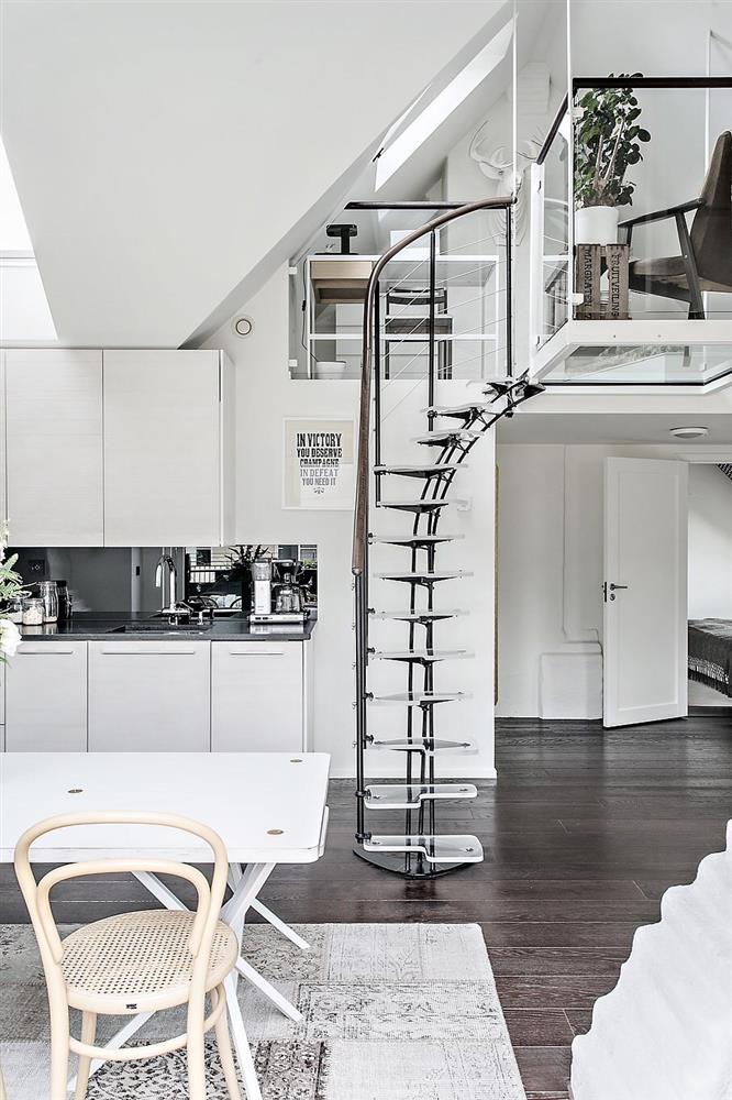 Căn hộ 79m² sở hữu gác lửng với màu sắc đơn giản nhưng lại gây ấn tượng khó quên-12