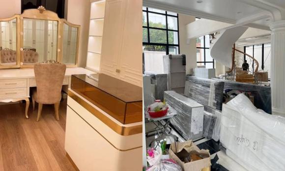 Lệ Quyên và Lâm Bảo Châu dọn về nhà tiền tỷ, dân mạng xuýt xoa trước độ hoành tráng của biệt thự-5