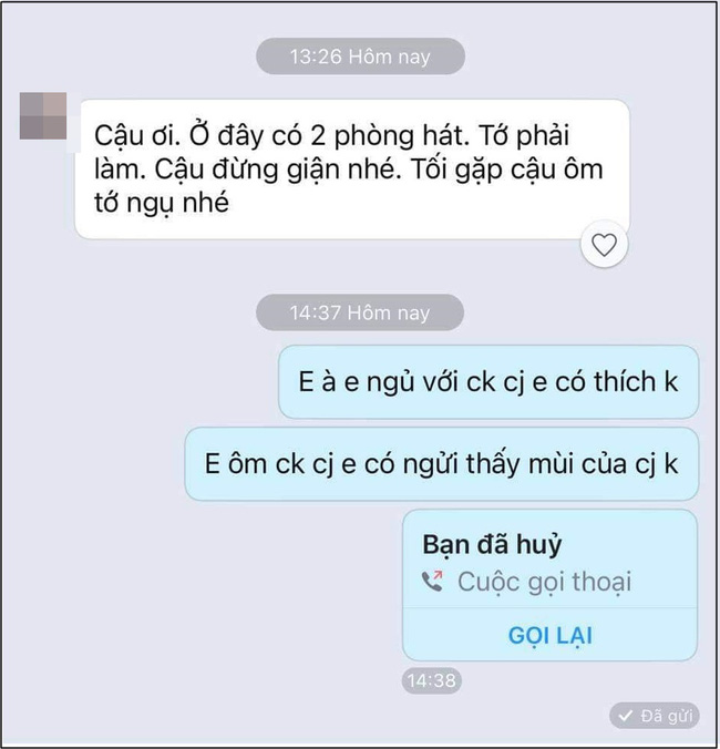 Gặp 7 tiếng chồng đã ân ái&nbsp;với gái lạ, vợ bóc phốt kèm theo tin nhắn cho kẻ thứ ba: Ngủ với anh ta có ngửi thấy mùi chị?-3