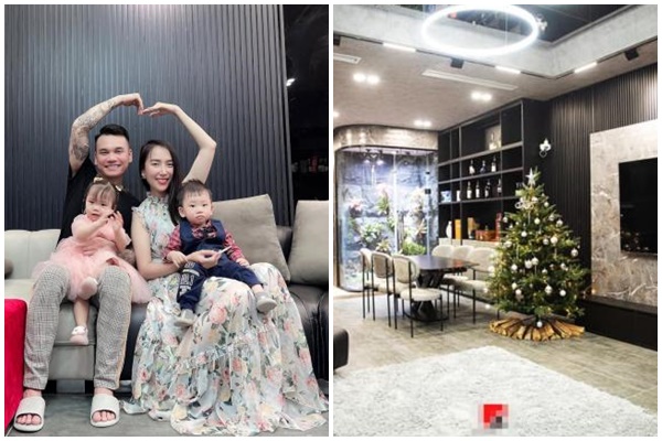 Trang trí biệt thự chuẩn bị đón Noel, chồng Hải Băng được khen không ngớt vì khéo tay hay làm-13