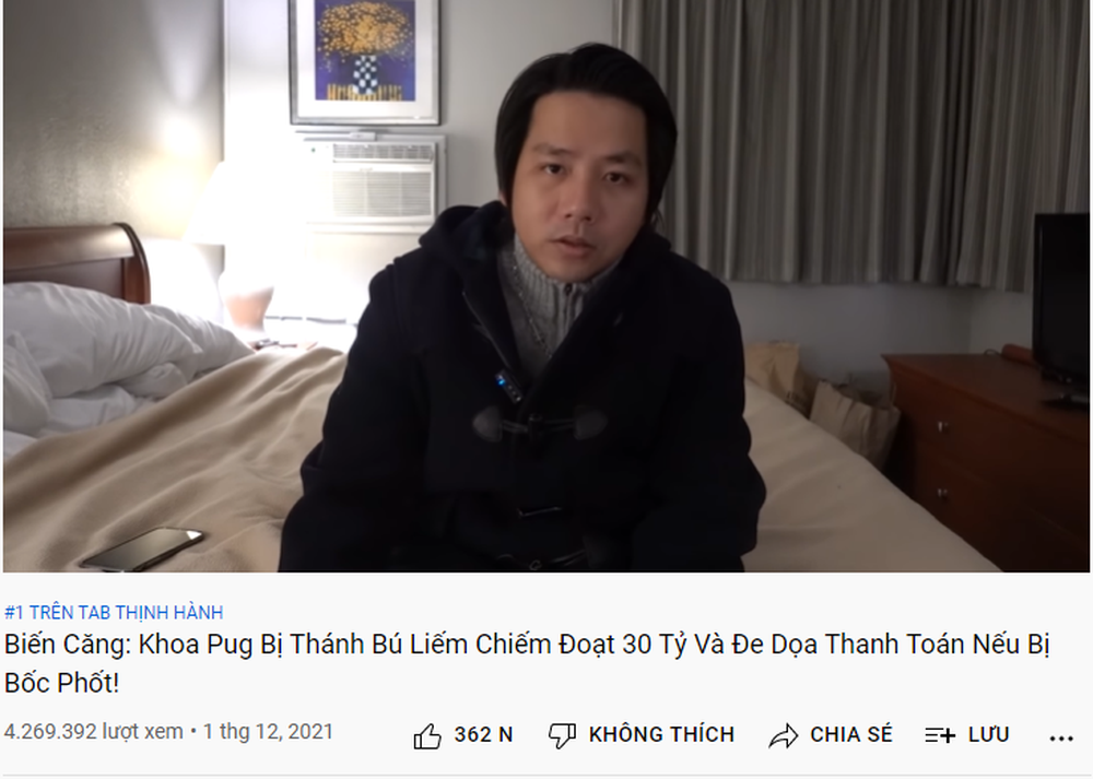 Khoa Pug thiết lập KỶ LỤC vang dội: Chạm đỉnh tìm kiếm Google, top #1 trending Youtube-2