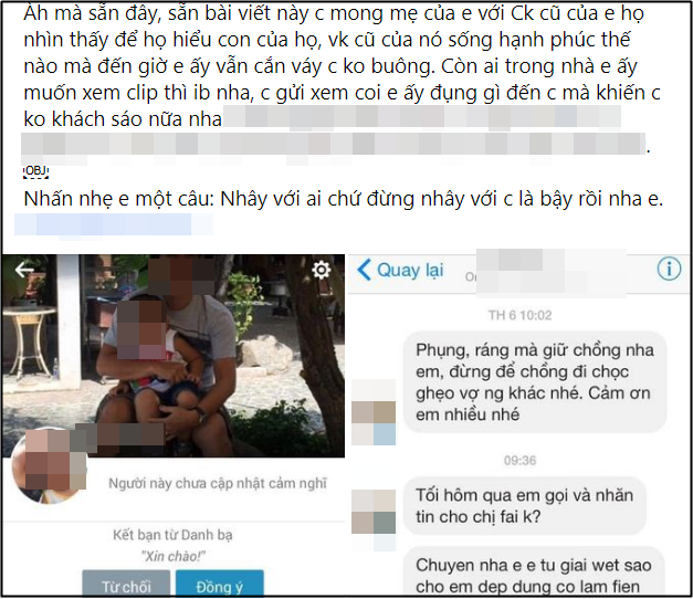 Bị tiểu tam nhắn tin khiêu khích: Ráng giữ chồng nha, cô vợ có tuyên bố cực sốc cùng toàn bộ bằng chứng lật mặt-1