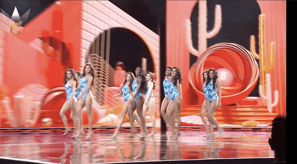 Bán kết Miss Grand 2021: Thuỳ Tiên khoe visual đỉnh và hô Việt Nam” cực ấn tượng, có nàng hậu suýt té!-3