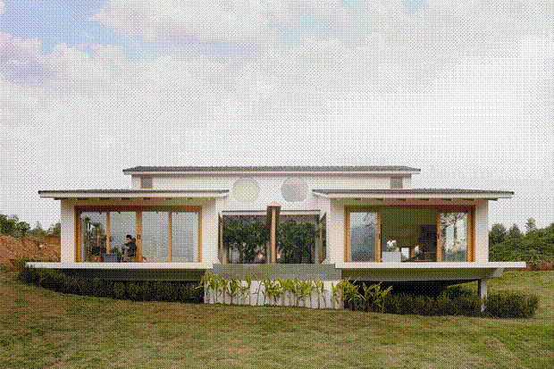 Vợ chồng KTS trốn phố về Ba Vì xây biệt thự nghỉ dưỡng kiểu Nhật trên mảnh đất rộng 500m2-2