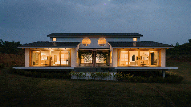 Vợ chồng KTS trốn phố về Ba Vì xây biệt thự nghỉ dưỡng kiểu Nhật trên mảnh đất rộng 500m2-3