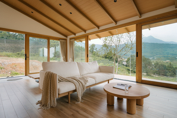 Vợ chồng KTS trốn phố về Ba Vì xây biệt thự nghỉ dưỡng kiểu Nhật trên mảnh đất rộng 500m2-7