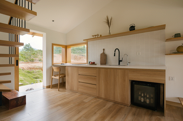 Vợ chồng KTS trốn phố về Ba Vì xây biệt thự nghỉ dưỡng kiểu Nhật trên mảnh đất rộng 500m2-10