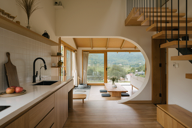 Vợ chồng KTS trốn phố về Ba Vì xây biệt thự nghỉ dưỡng kiểu Nhật trên mảnh đất rộng 500m2-11