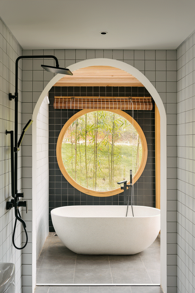 Vợ chồng KTS trốn phố về Ba Vì xây biệt thự nghỉ dưỡng kiểu Nhật trên mảnh đất rộng 500m2-13