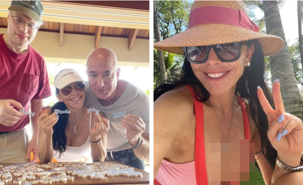 Bạn gái khoe ảnh đốt mắt dư luận, tỷ phú Amazon có phản ứng lạ khiến nhiều người nghi ngờ-2