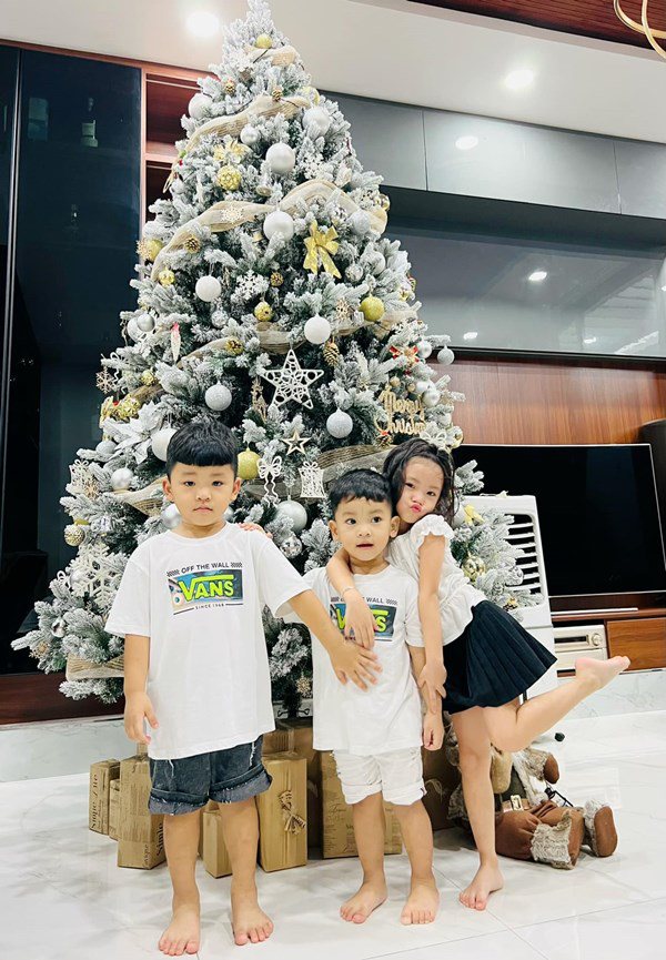 Trang trí biệt thự chuẩn bị đón Noel, chồng Hải Băng được khen không ngớt vì khéo tay hay làm-6