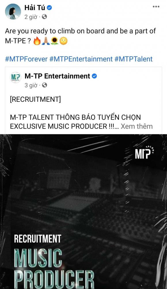 Động thái đầu tiên của Hải Tú sau khi rộ tin sinh con cho Sơn Tùng-1