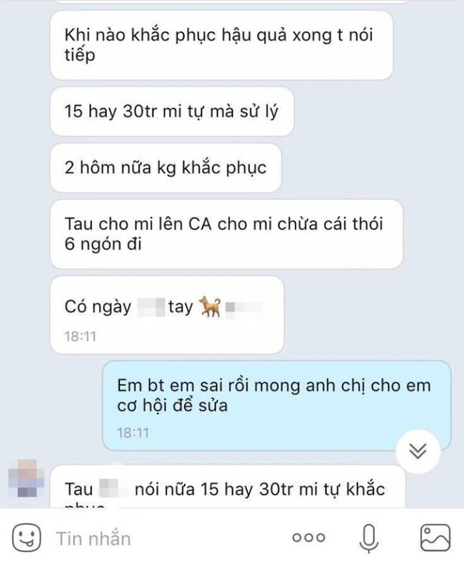 Xôn xao tin nhắn nghi của nữ sinh bị chủ shop làm nhục ở Thanh Hóa: Cháu mong một cơ hội để thay đổi, cháu đã đến xin lỗi nhưng anh chị ấy không tha thứ-3