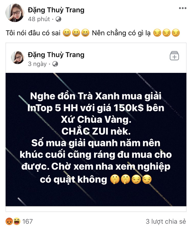 Chị gái Hoa hậu Đặng Thu Thảo bóc phốt Thùy Tiên mua giải, netizen Việt phẫn nộ tột độ!-2