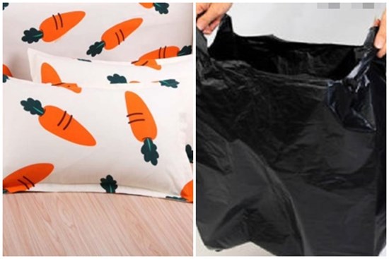 Bọc chiếc túi nilon đen lên gối ai ngờ mang đến hiệu quả tuyệt vời, biết rồi phải về nhà thử ngay!