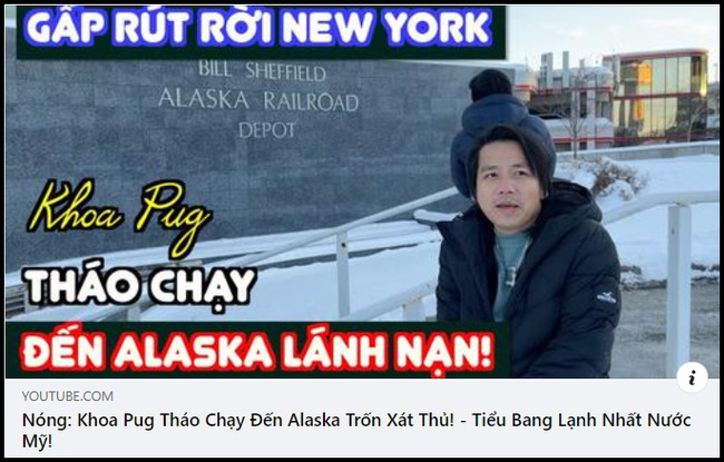 Cuộc chạy trốn của Khoa Pug mang tính lịch sử trong giới Youtuber, trốn tới đâu quay hình tới đó, lại còn lật ngược thế cờ với ông hoàng đá bào-2