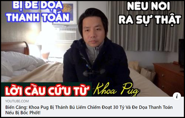 Cuộc chạy trốn của Khoa Pug mang tính lịch sử trong giới Youtuber, trốn tới đâu quay hình tới đó, lại còn lật ngược thế cờ với ông hoàng đá bào-1